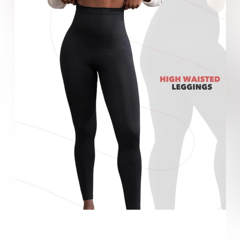 #Shapermint/Empetua High Waisted Shaping Leggings, XL